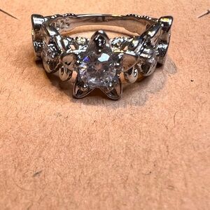 Star sterling silver ring